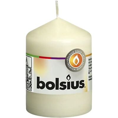 BOLSIUS Ivory 80/58 - Szwedzka kolumna - 17h czas palenia BOLSIUS Ivory 80/58 - Szwedzka kolumna - 17h czas palenia