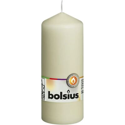 Bolsius Ivoor Stompkaars - 15x5,8cm, Set van 10 Bolsius Ivoor Stompkaars - 15x5,8cm, Set van 10