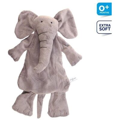Difrax Elliot peluche - Éléphant doux pour bébés - Publicité Difrax Elliot peluche - Éléphant doux pour bébés - Publicité