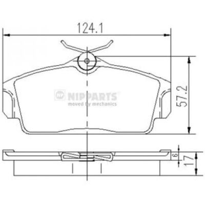 NIPPARTS Plaquettes de frein - Accessoires pour frein à disque - Publicité NIPPARTS Plaquettes de frein - Accessoires pour frein à disque - Publicité