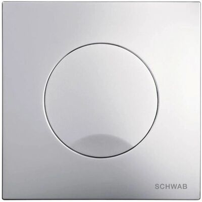 Fluidmaster Placca Atena Mono Cromo Opaco - Piastra a Parete Fluidmaster Placca Atena Mono Cromo Opaco - Piastra a Parete