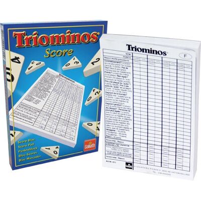 Goliath Triominos Det Originala Scoreblocket - Bordsspelstillbehör Goliath Triominos Det Originala Scoreblocket - Bordsspelstillbehör