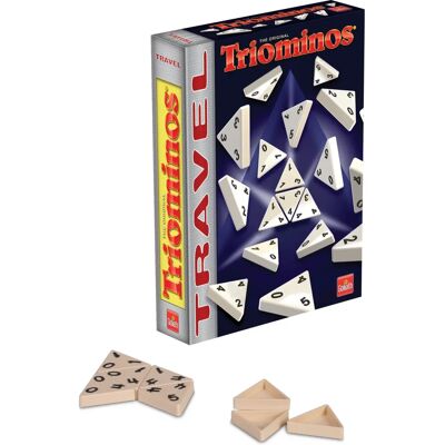 Goliath Travel Triominos - Edição de Viagem Jogo de Mesa Estratégia Goliath Travel Triominos - Edição de Viagem Jogo de Mesa Estratégia