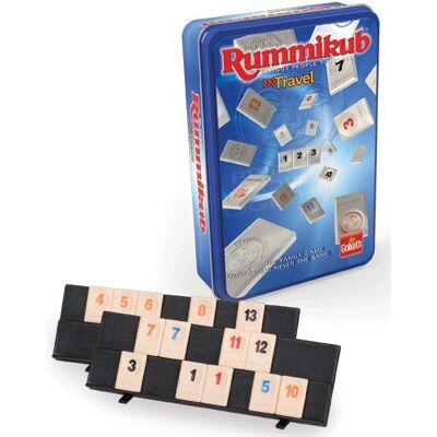 Goliath Rummikub Reissetui - Reisbordspel voor Kinderen 6+ - Strategie en Plezier Goliath Rummikub Reissetui - Reisbordspel voor Kinderen 6+ - Strategie en Plezier