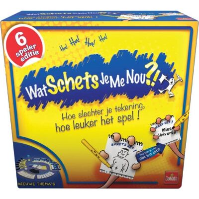 Goliath Wat schets je me nou? - Party game voor 6 spelers Goliath Wat schets je me nou? - Party game voor 6 spelers