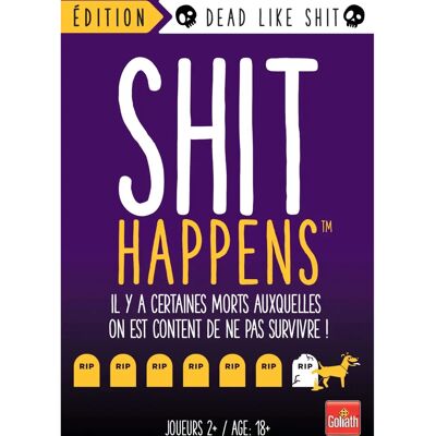Goliath Shit Happens - Dead Like Shit - Jeu de Société pour Adultes Goliath Shit Happens - Dead Like Shit - Jeu de Société pour Adultes