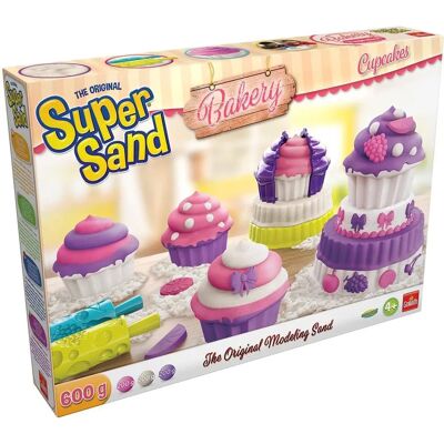Goliath Super Sand Cupcakes - Ensemble de Jeu Créatif Goliath Super Sand Cupcakes - Ensemble de Jeu Créatif