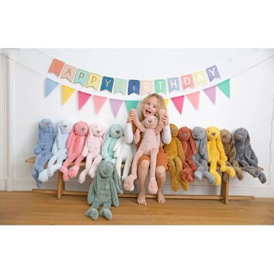 Happy Horse Grand Lapin Bleu Richie - Jouet en Peluche 58cm - Publicité Happy Horse Grand Lapin Bleu Richie - Jouet en Peluche 58cm - Publicité