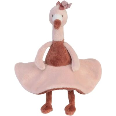 Doudou Flamant Rose Happy Horse Fiddle - 19cm - Publicité Doudou Flamant Rose Happy Horse Fiddle - 19cm - Publicité