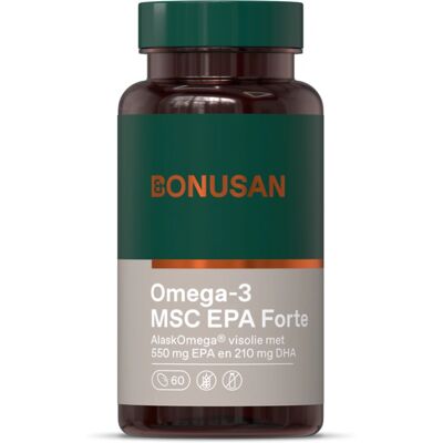 Bonusan Omega 3 MSC EPA Forte - Omega-3 Supplement voor Hart & Hersenen Bonusan Omega 3 MSC EPA Forte - Omega-3 Supplement voor Hart & Hersenen