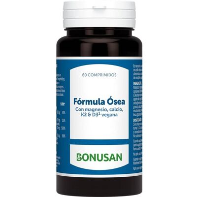 Fórmula Ósea Bonusan - Calcio Magnesio Vitaminas D K Vegano Fórmula Ósea Bonusan - Calcio Magnesio Vitaminas D K Vegano