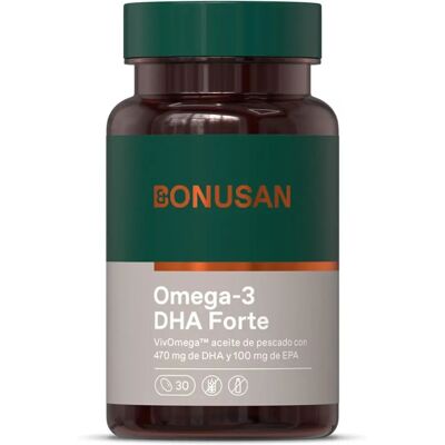Bonusan Omega-3 DHA Forte 30 Perlas - Suplemento de Omega-3 Bonusan Omega-3 DHA Forte 30 Perlas - Suplemento de Omega-3