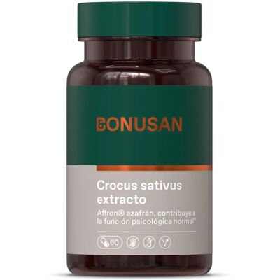 Bonusan Crocus Sativus - Safranextrakt - 60 Kapseln Bonusan Crocus Sativus - Safranextrakt - 60 Kapseln