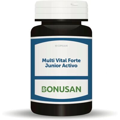Bonusan Multi Vital Forte Junior Activo Multivitamínico 60 cápsulas - Apoyo para adolescentes Bonusan Multi Vital Forte Junior Activo Multivitamínico 60 cápsulas - Apoyo para adolescentes