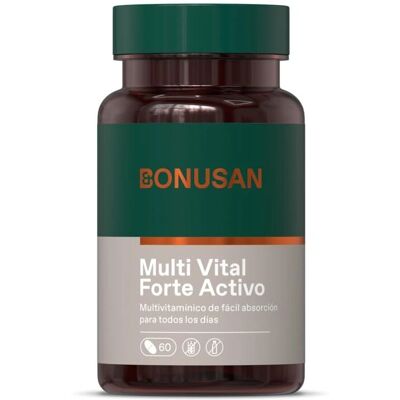 Bonusan Multi vital forte activo multivitamínico - Multivitamin, Espirulina, Chlorella Bonusan Multi vital forte activo multivitamínico - Multivitamin, Espirulina, Chlorella