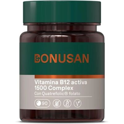 BONUSAN Coenzima B12 - 1500μg - Suplemento Alimenticio BONUSAN Coenzima B12 - 1500μg - Suplemento Alimenticio