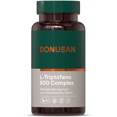 Bonusan L-5 Triptófano Plus 60 cápsulas - Suplemento alimentar Bonusan L-5 Triptófano Plus 60 cápsulas - Suplemento alimentar