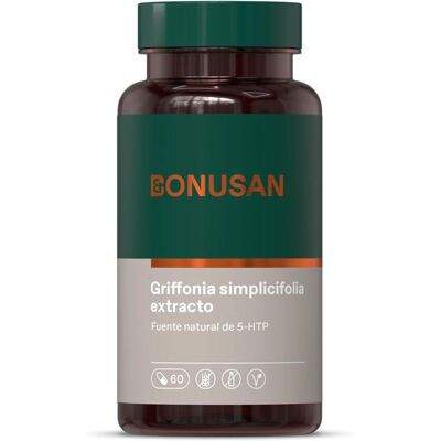 Suplemento alimenticio Bonusan Griffonia Simplicifolia 60 cápsulas Suplemento alimenticio Bonusan Griffonia Simplicifolia 60 cápsulas