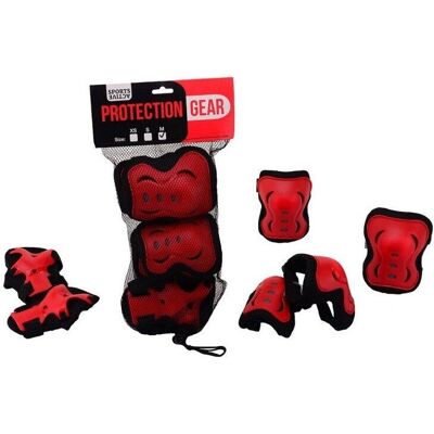 John Toy Rood/Zwart Beschermingsset - Veiligheid voor Kinderen John Toy Rood/Zwart Beschermingsset - Veiligheid voor Kinderen