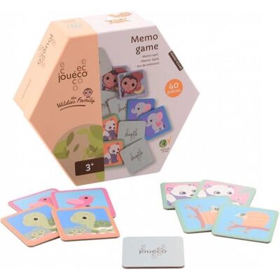 Jouéco Wild Animals Memory Spel - Dierenmotief Jouéco Wild Animals Memory Spel - Dierenmotief