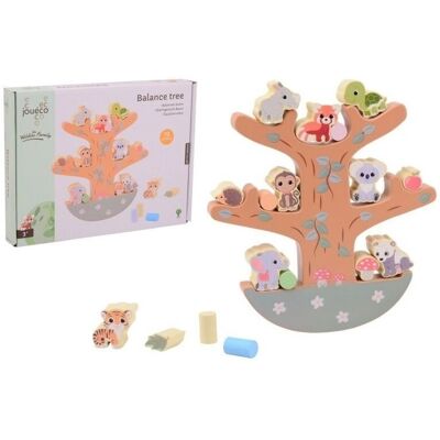 L'Albero dell'Equilibrio Famiglia Wildies di Jouéco - Legno 36m+ 19 pz L'Albero dell'Equilibrio Famiglia Wildies di Jouéco - Legno 36m+ 19 pz