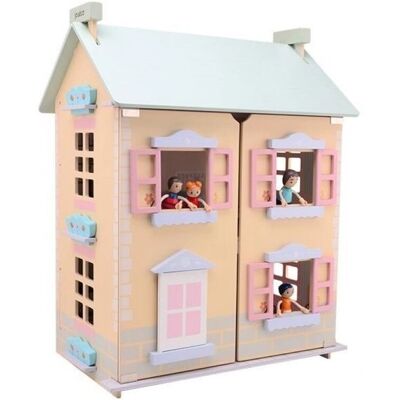 Joueco 80143 Holz-Puppenhaus - 15 Figuren Joueco 80143 Holz-Puppenhaus - 15 Figuren