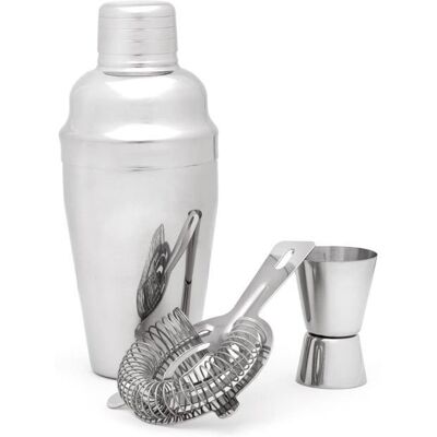 Leopold Vienna LV00465 Cocktail-Set - Bar Zubehör mit Shaker, Jigger, Barsieb Leopold Vienna LV00465 Cocktail-Set - Bar Zubehör mit Shaker, Jigger, Barsieb