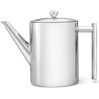 Bredemeijer 6151MS Teekanne - Doppelwandig 1,2L Edelstahl - Modernes Design Bredemeijer 6151MS Teekanne - Doppelwandig 1,2L Edelstahl - Modernes Design