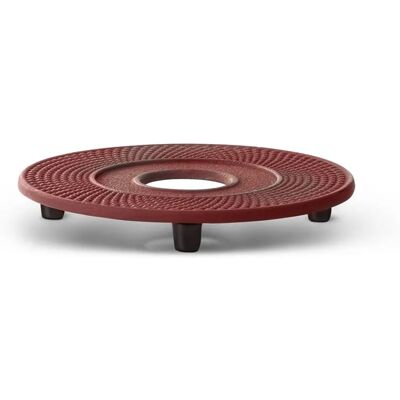 BREDEMEIJER INBG005R Rostfreier Edelstahl Roter Topfuntersetzer - Küchenzubehör BREDEMEIJER INBG005R Rostfreier Edelstahl Roter Topfuntersetzer - Küchenzubehör