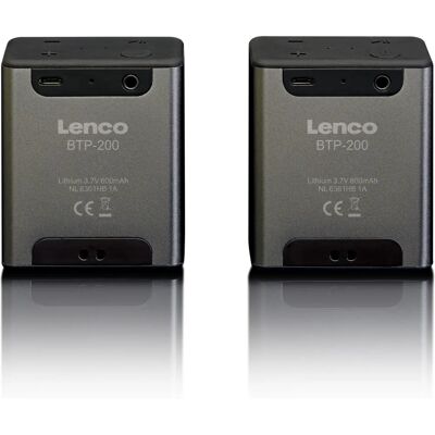 Lenco BTP-200BK Caixas de som Bluetooth portáteis - Caixas de Som Portáteis Lenco BTP-200BK Caixas de som Bluetooth portáteis - Caixas de Som Portáteis