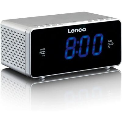 Relógio Despertador Digital Lenco CR-520 - Rádio Relógio Despertador Digital Lenco CR-520 - Rádio