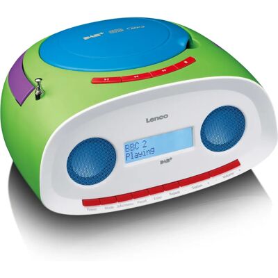 Lenco SCD-70 Tragbares Stereo-System - Mehrfarbig DAB+ FM MP3 Lenco SCD-70 Tragbares Stereo-System - Mehrfarbig DAB+ FM MP3
