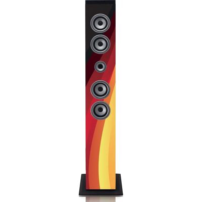 Lenco IBT-6 Monivärinen Bluetooth-kaiutin - Bluetooth, FM Radio, USB, SD - Saksa Lenco IBT-6 Monivärinen Bluetooth-kaiutin - Bluetooth, FM Radio, USB, SD - Saksa