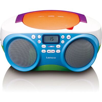 Lenco SCD-41 Tragbares Multicolor Radio CD MP3 USB FM Lenco SCD-41 Tragbares Multicolor Radio CD MP3 USB FM