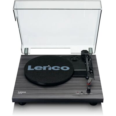 Lenco LS-10 Riemenantrieb Plattenspieler - Schwarz - Stereo Lautsprecher - 33/45 rpm Lenco LS-10 Riemenantrieb Plattenspieler - Schwarz - Stereo Lautsprecher - 33/45 rpm