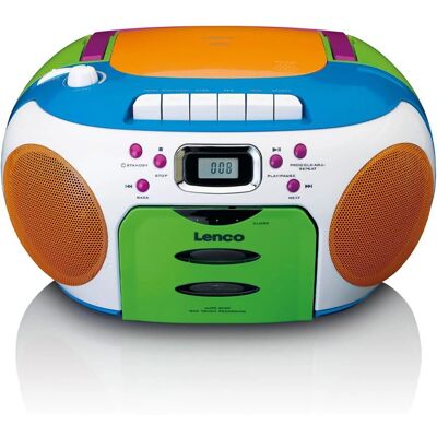 Lenco SCD-971 Reproductor de CD portátil - Multicolor - Infantil Lenco SCD-971 Reproductor de CD portátil - Multicolor - Infantil