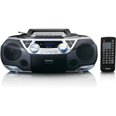 Lenco SCD-720SI Draagbare Radio - Digitaal, Zwart & Zilver Lenco SCD-720SI Draagbare Radio - Digitaal, Zwart & Zilver