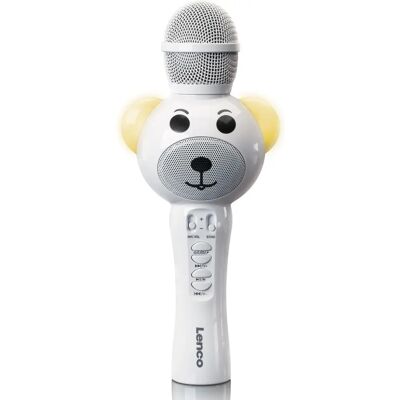 Lenco BMC-060WH Tragbares Bluetooth Karaoke-Mikrofon - Kinder Lenco BMC-060WH Tragbares Bluetooth Karaoke-Mikrofon - Kinder