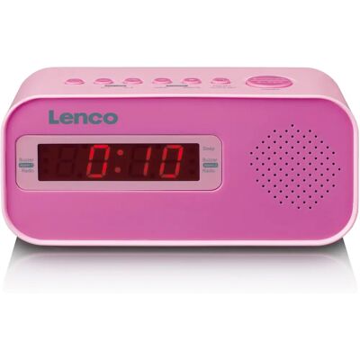 Lenco CR-205 Despertador - Duplo Alarme, Rádio FM, Temporizador de Sono Lenco CR-205 Despertador - Duplo Alarme, Rádio FM, Temporizador de Sono