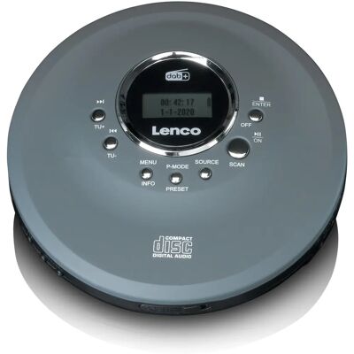 Lenco CD-400GY Compact Portable CD Player - Anthracite Lenco CD-400GY Compact Portable CD Player - Anthracite