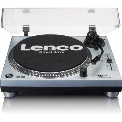 Platines Lenco L-3809ME - Di rect Drive, Bleu - Publicité Platines Lenco L-3809ME - Di rect Drive, Bleu - Publicité