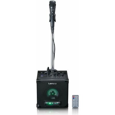 Lenco BTC-070BK Draadloze & Bekabelde Karaoke Speaker - 8W Lenco BTC-070BK Draadloze & Bekabelde Karaoke Speaker - 8W