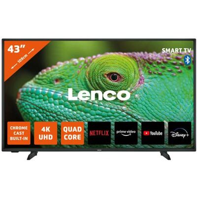 Lenco LED-4353BK 43-tums 4K Android Smart TV - TV Lenco LED-4353BK 43-tums 4K Android Smart TV - TV
