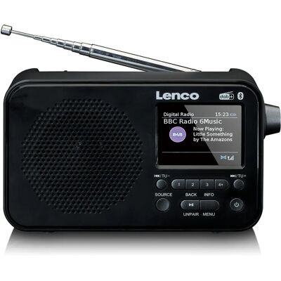 Lenco PDR-036 - Portable DAB+ Radio - 2W - Black Lenco PDR-036 - Portable DAB+ Radio - 2W - Black