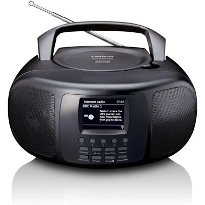Lenco SCD-6000BK Portable Internet Radio with CD, Bluetooth, DAB/FM, LCD Lenco SCD-6000BK Portable Internet Radio with CD, Bluetooth, DAB/FM, LCD