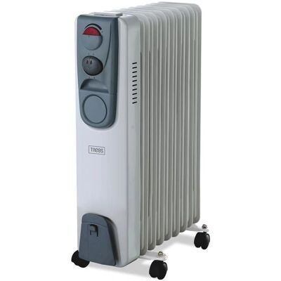 Trebs 99405 - Ölheizgerät - 2000W - Verstellbare Thermostat - Weiß/Grau Trebs 99405 - Ölheizgerät - 2000W - Verstellbare Thermostat - Weiß/Grau
