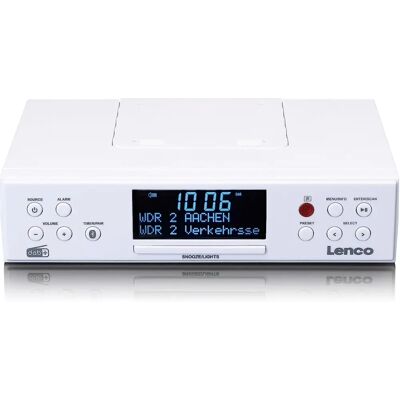 Lenco KCR-190WH Köksradio med Bluetooth - Radio Lenco KCR-190WH Köksradio med Bluetooth - Radio