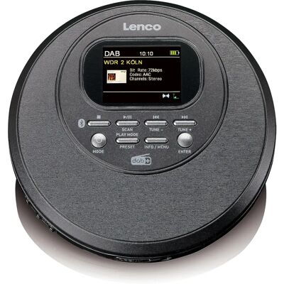 Lenco CD-500 Tragbarer CD-Player mit DAB+ Radio BT Akku Lenco CD-500 Tragbarer CD-Player mit DAB+ Radio BT Akku