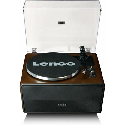 Lenco LS-470WA Belt-drive Turntable with Built-in Speakers - Black Lenco LS-470WA Belt-drive Turntable with Built-in Speakers - Black