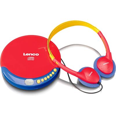 Lenco CD-021KIDS - Tragbarer Kinder-CD-Player mit Akku - CD-Player Lenco CD-021KIDS - Tragbarer Kinder-CD-Player mit Akku - CD-Player